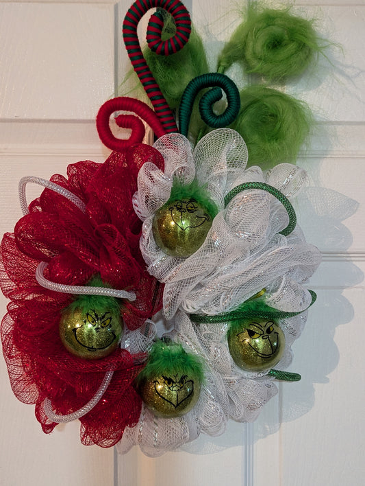 8" Mini Grinch Wreath